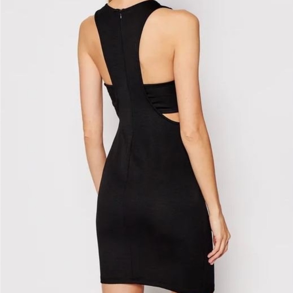 ARMANI EXCHANGE Elegant Black Sleeveless Dress